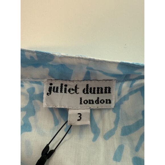 Juliet Dunn Tuckernuck Exclusive Pastel Blue Palladio Flared Sleeve Dress 3 NWT - Picture 10 of 16